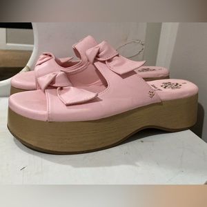 Cute Pink platform Sandals